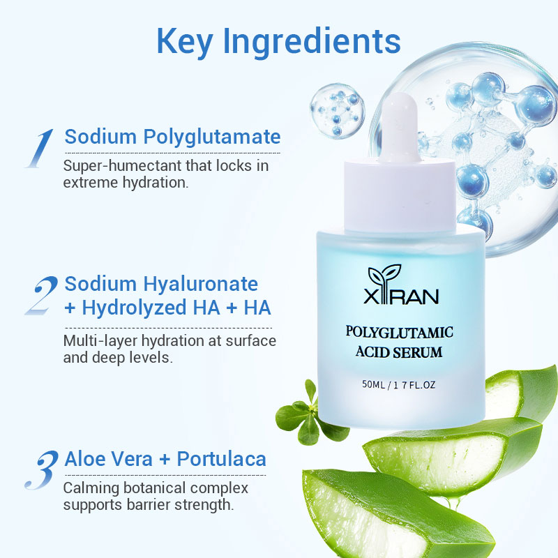 private label polyglutamic acid serum